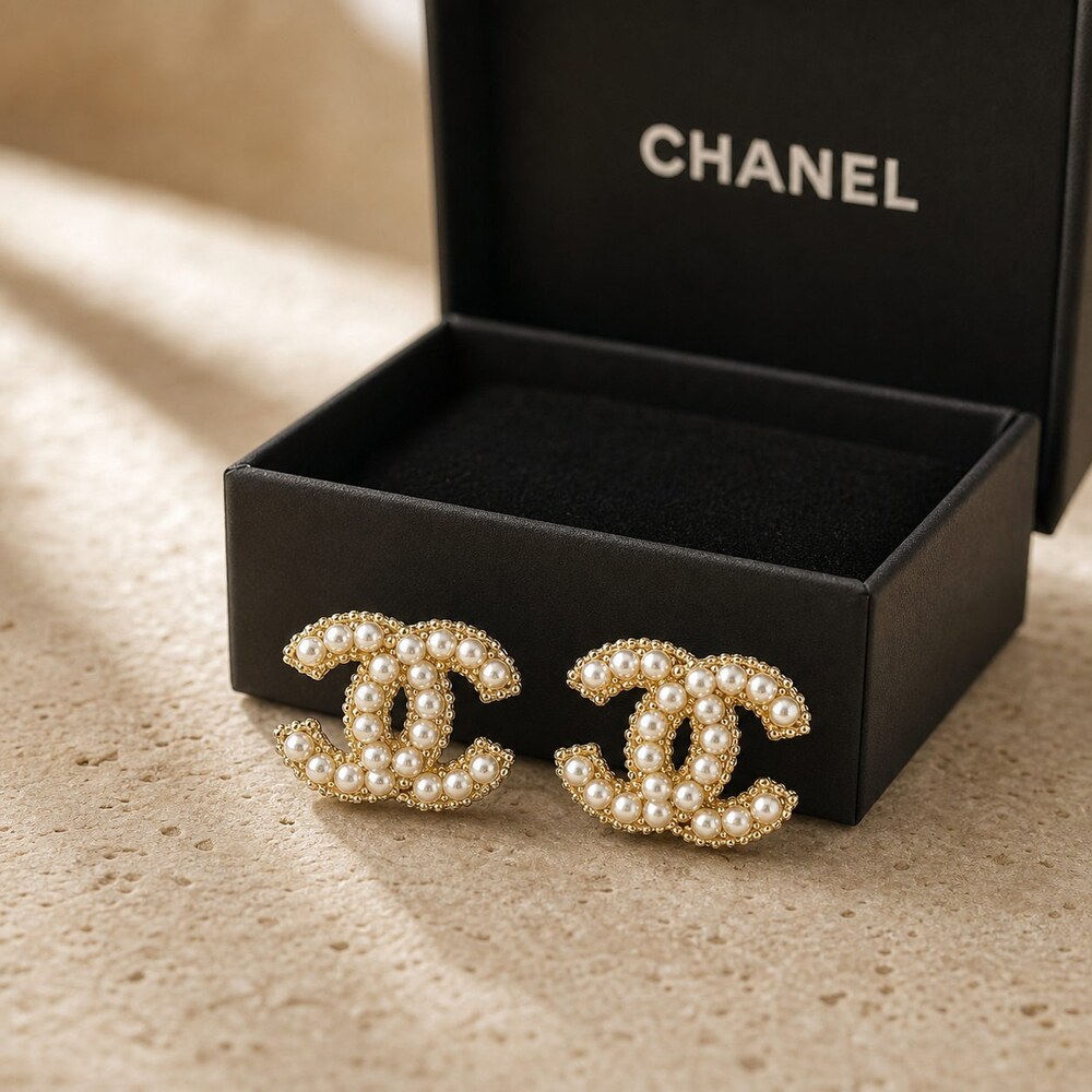 CHANEL Classic Parisian Earrings Style 4 | New with Box - Picture 4 of 9